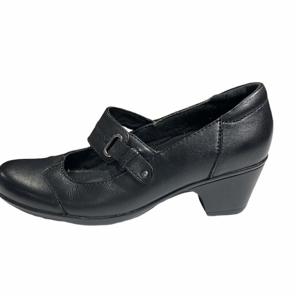 Clarks Leather Slip-on Mary Janes Ingalls Siene 5.5M 0482 - Picture 8 of 13